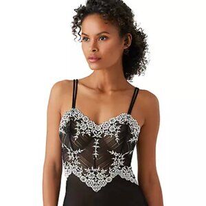 Wacoal Embrace Lace Chemise, black and‎ white, L